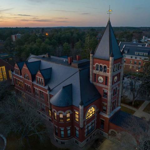 t hall aerial UNH